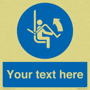 Custom Mandatory: Open safety bar of chairlift